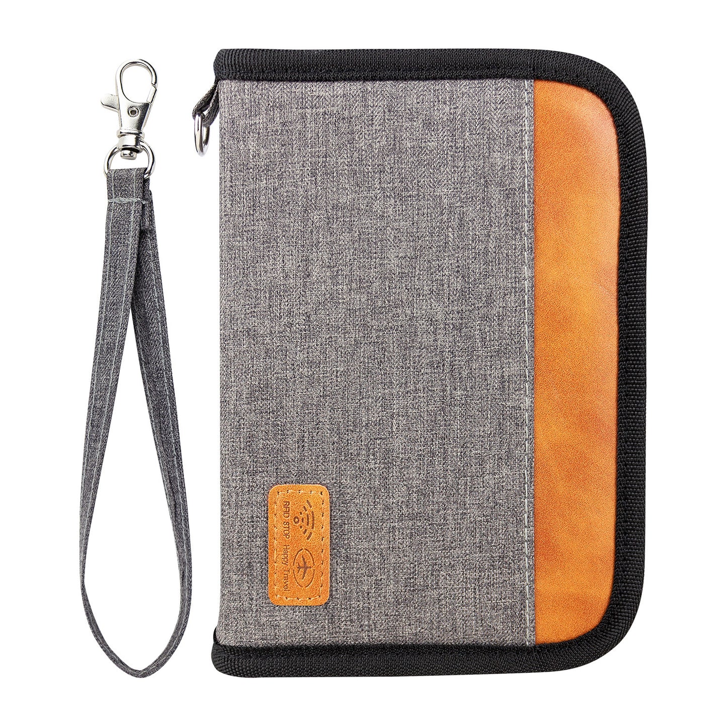 RFID Reisepasshülle Kurz – Anti-Diebstahl Travel Organizer mit Reißverschluss