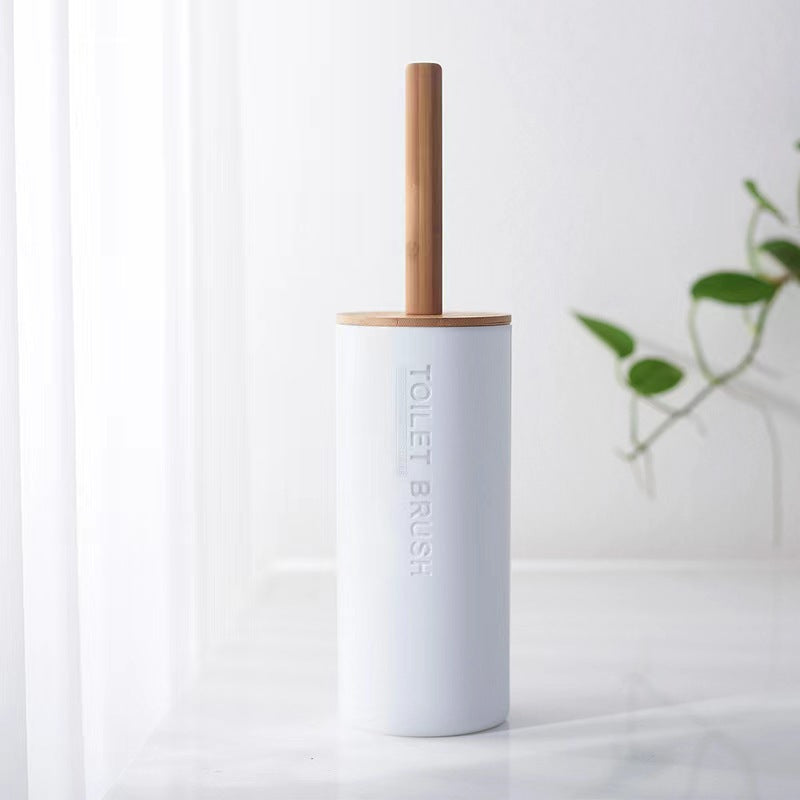 Badezimmer Set mit Zahnbürstenhalter – Bambus & Kunststoff Organizer (Eco Design)