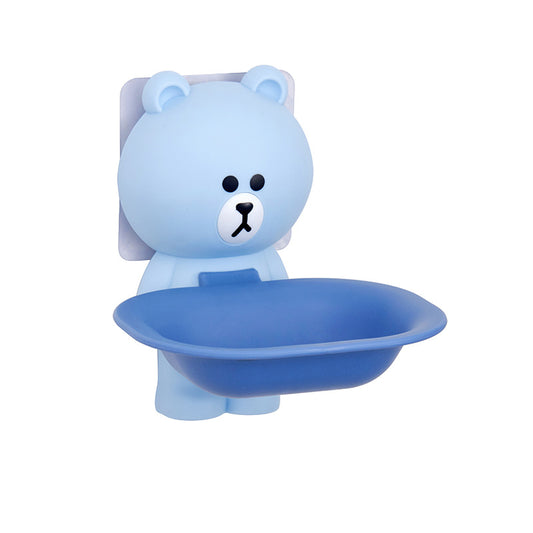 Kinder Zahnbürstenhalter mit Becher – Niedlicher Wand Organizer mit Saugnapf