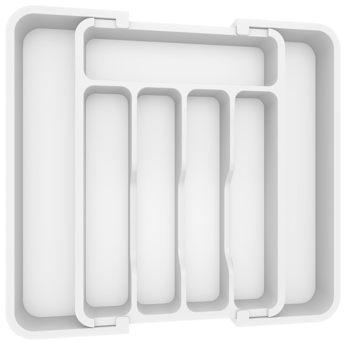 Ausziehbarer Besteck Organizer für Schubladen – Verstellbare Besteckaufbewahrung für Küche
