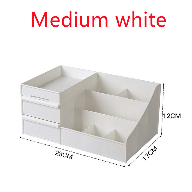 Kosmetik Organizer mit Fächern – Make-up Aufbewahrungsbox für Schminktisch (3 Größen)