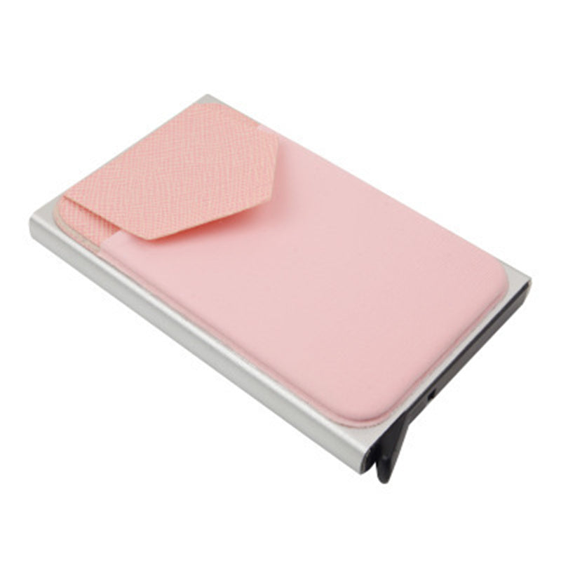 RFID Aluminium Slim Wallet – Kartenhalter mit elastischem Fach