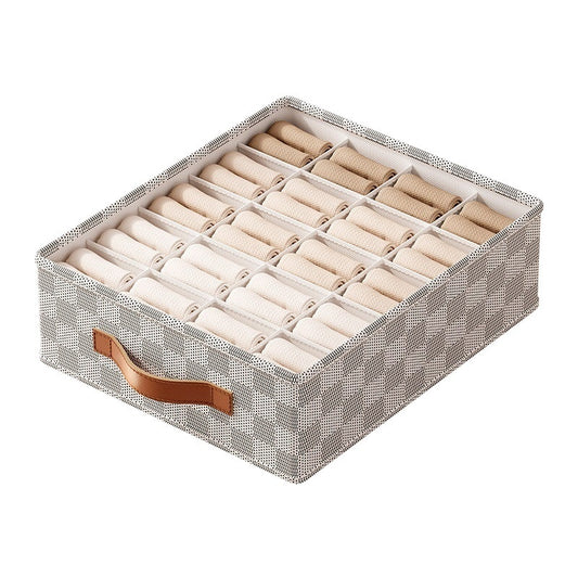 Unterwäsche Organizer Box – Faltbare Aufbewahrungsbox mit Fächern für Schubladen