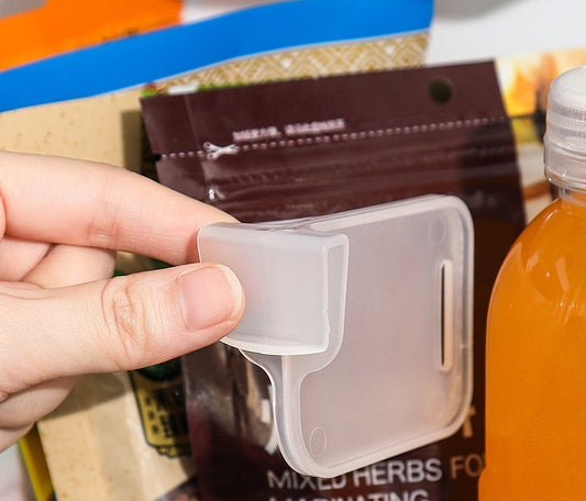 Verstellbarer Kühlschrank Trenner – Organizer Clip für Kühlschrank, Aufbewahrungssystem für Flaschen und Lebensmittel