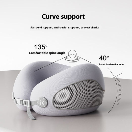 Reise Nackenkissen aus Memory Foam – U-Form mit Aufbewahrungsbox