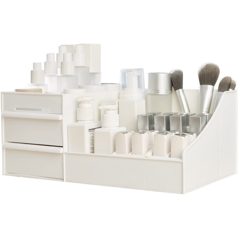 Kosmetik Organizer mit Fächern – Make-up Aufbewahrungsbox für Schminktisch (3 Größen)