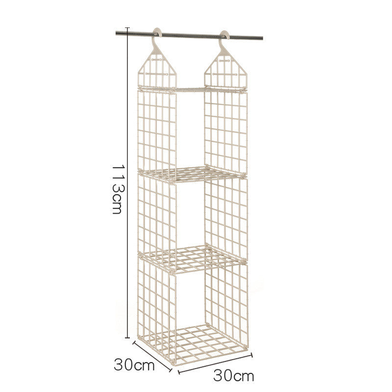 Hängender Kleiderschrank Organizer – Faltbares Aufbewahrungssystem für Kleidung und Accessoires