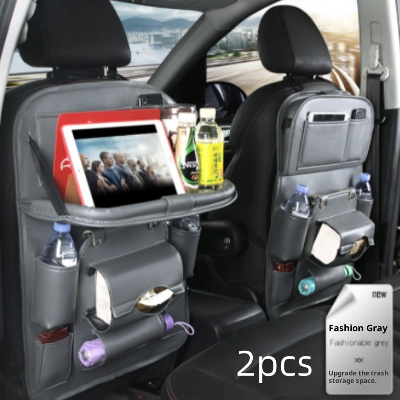PU Leder Auto Organizer Sitzrücken – Multifunktionale Aufbewahrungstasche mit Mülleimer-Funktion