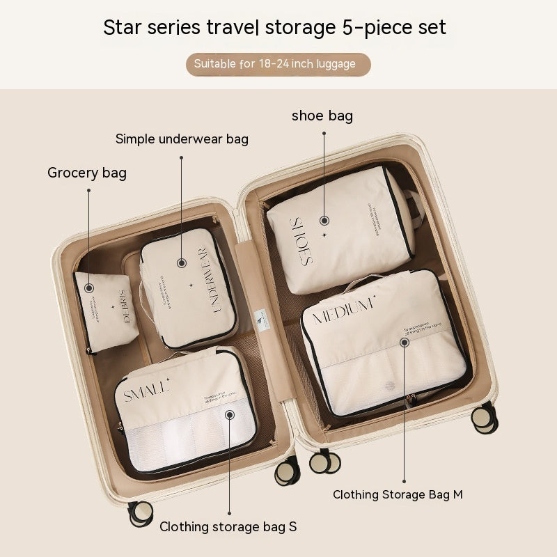 Reise-Organizer Set – Packtaschen für Kleidung & Zubehör (5–8-teilig)