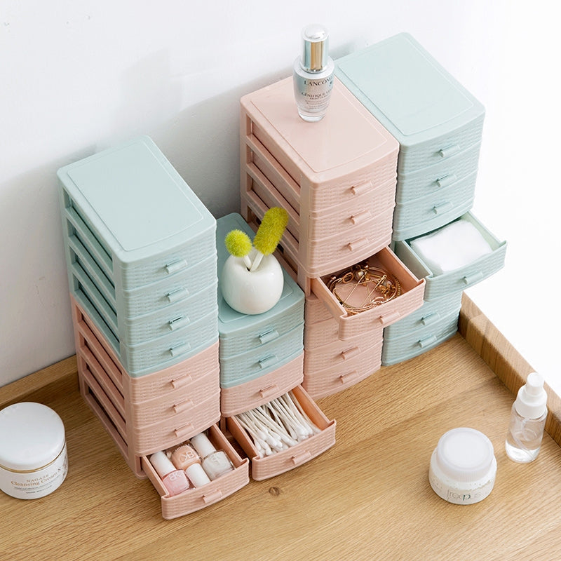 Kosmetik Organizer mit Schubladen – Mehrstufige Aufbewahrungsbox für Make-up & Schmuck