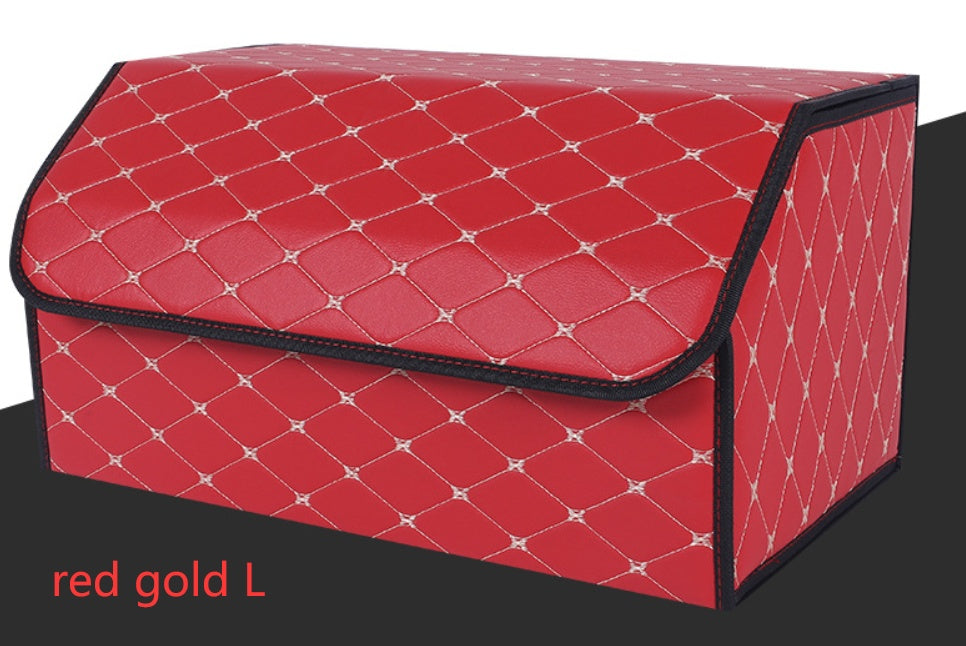 Auto Kofferraum Organizer Box – Faltbare Leder Aufbewahrungsbox für Gepäck