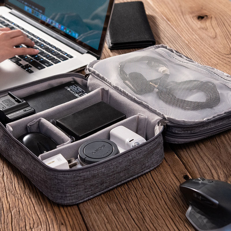 Elektronik Organizer Tasche – Kabel Organizer Reise Case für Zubehör (wasserdicht & multifunktional)