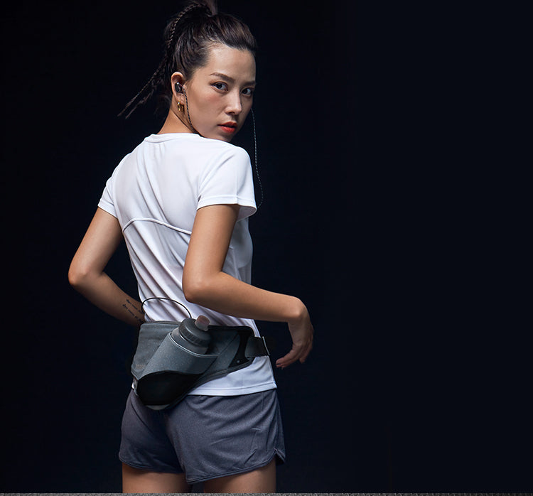MIJILO Hüfttasche Running Pocket mit Smartphonefach und Flaschenhalter