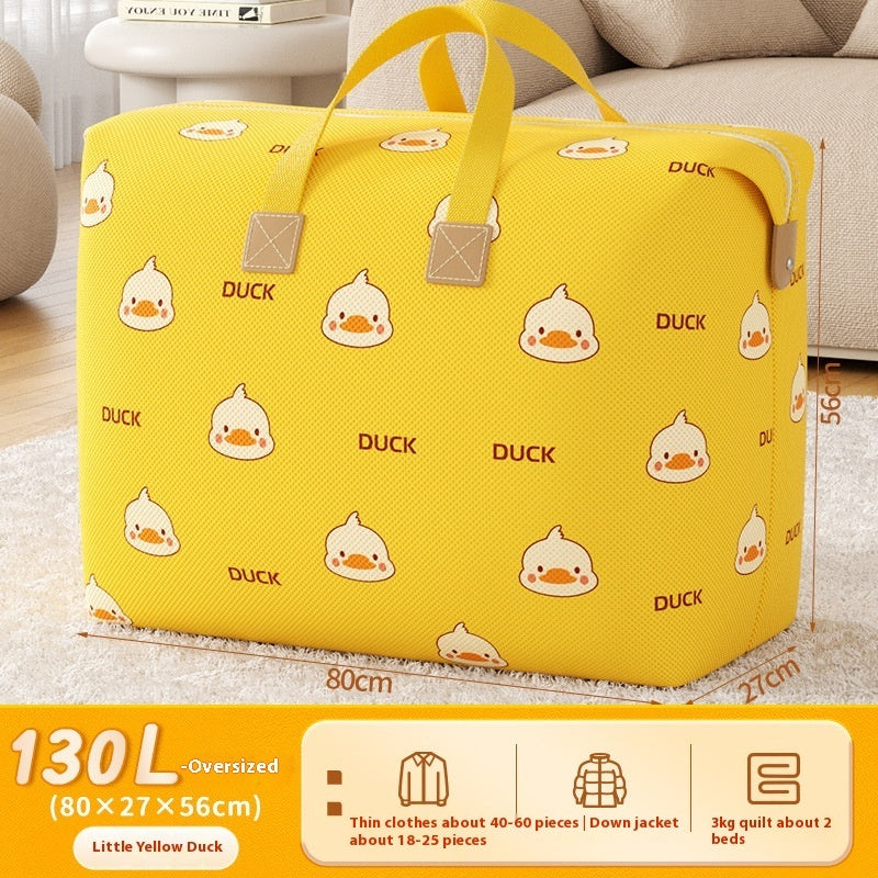 Große Aufbewahrungstasche (85–150L) – Faltbare Organizer Tasche für Kleidung & Bettwäsche