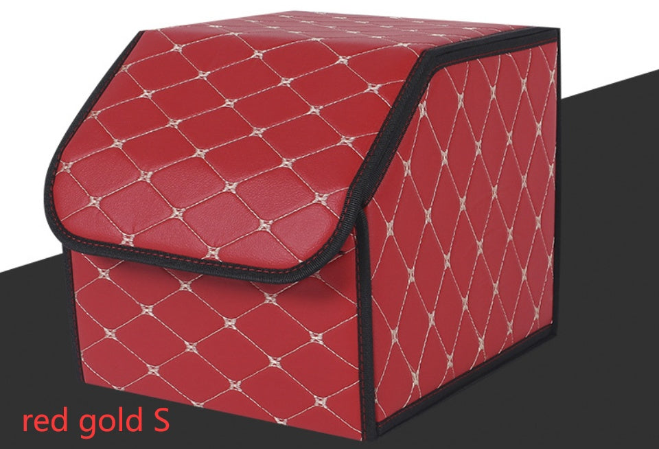 Auto Kofferraum Organizer Box – Faltbare Leder Aufbewahrungsbox für Gepäck