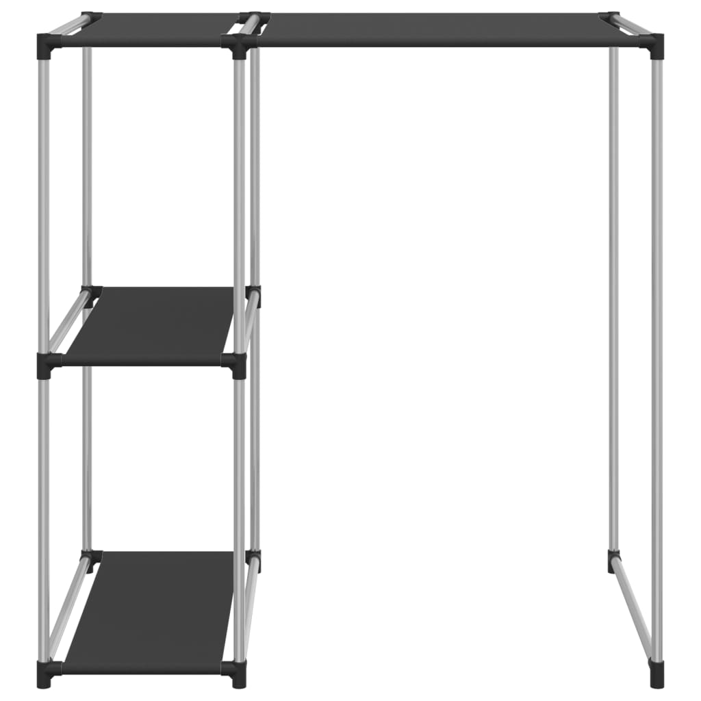 Waschmaschinenregal – Platzsparendes Badezimmer Regal 87×55×90,5 cm Schwarz