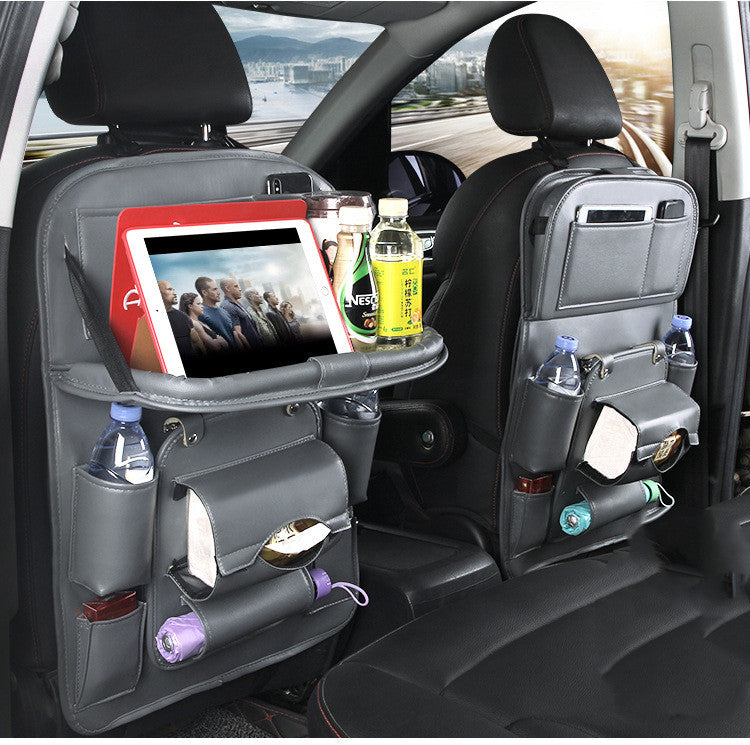 PU Leder Auto Organizer Sitzrücken – Multifunktionale Aufbewahrungstasche mit Mülleimer-Funktion