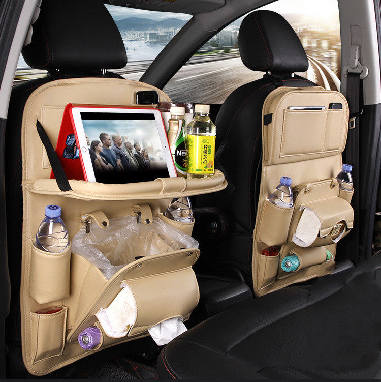 PU Leder Auto Organizer Sitzrücken – Multifunktionale Aufbewahrungstasche mit Mülleimer-Funktion