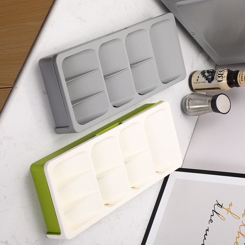 Ausziehbarer Besteck Organizer für Schubladen – Verstellbare Besteckbox mit Fächern für Küche