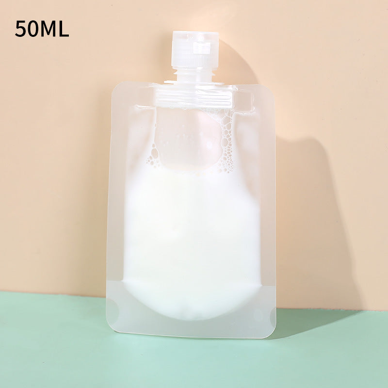 Nachfüllbare Reise-Flaschenbeutel – Transparente Kosmetik- & Shampoo-Behälter (30–100 ml)