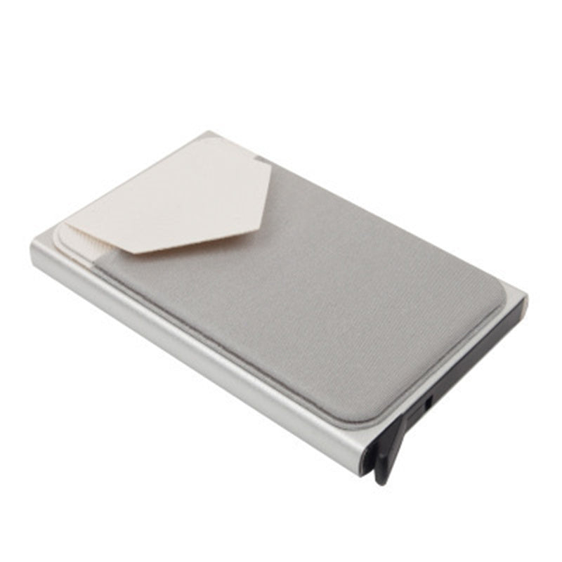 RFID Aluminium Slim Wallet – Kartenhalter mit elastischem Fach
