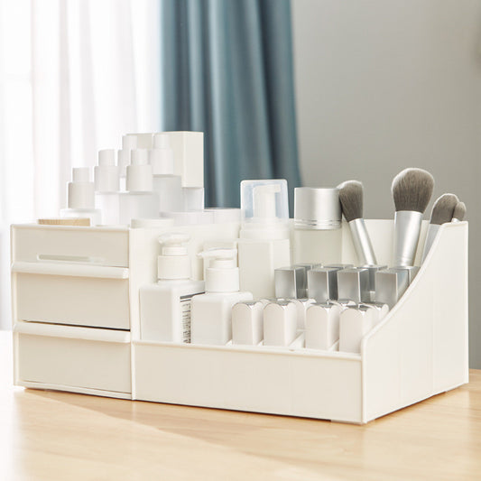 Kosmetik Organizer mit Fächern – Make-up Aufbewahrungsbox für Schminktisch (3 Größen)
