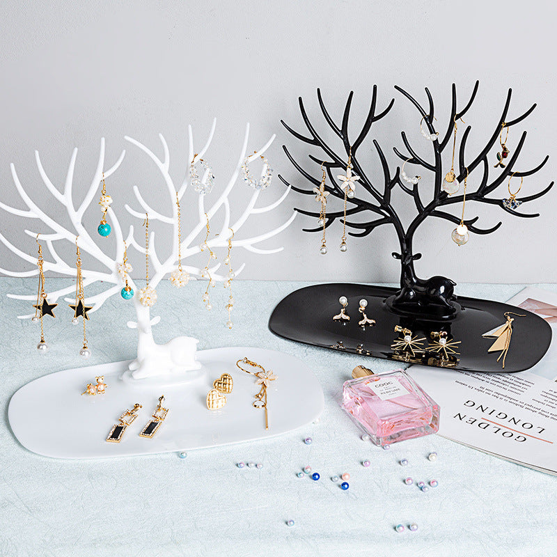 Schmuckhalter in Hirschform – Schmuck Organizer für Ketten, Ringe und Ohrringe