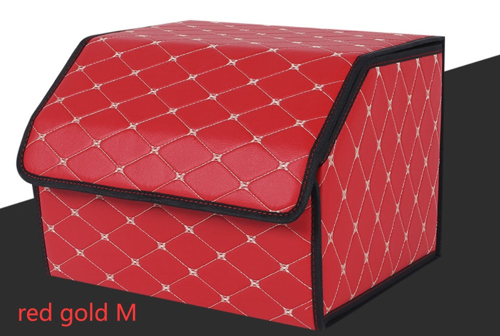 Auto Kofferraum Organizer Box – Faltbare Leder Aufbewahrungsbox für Gepäck
