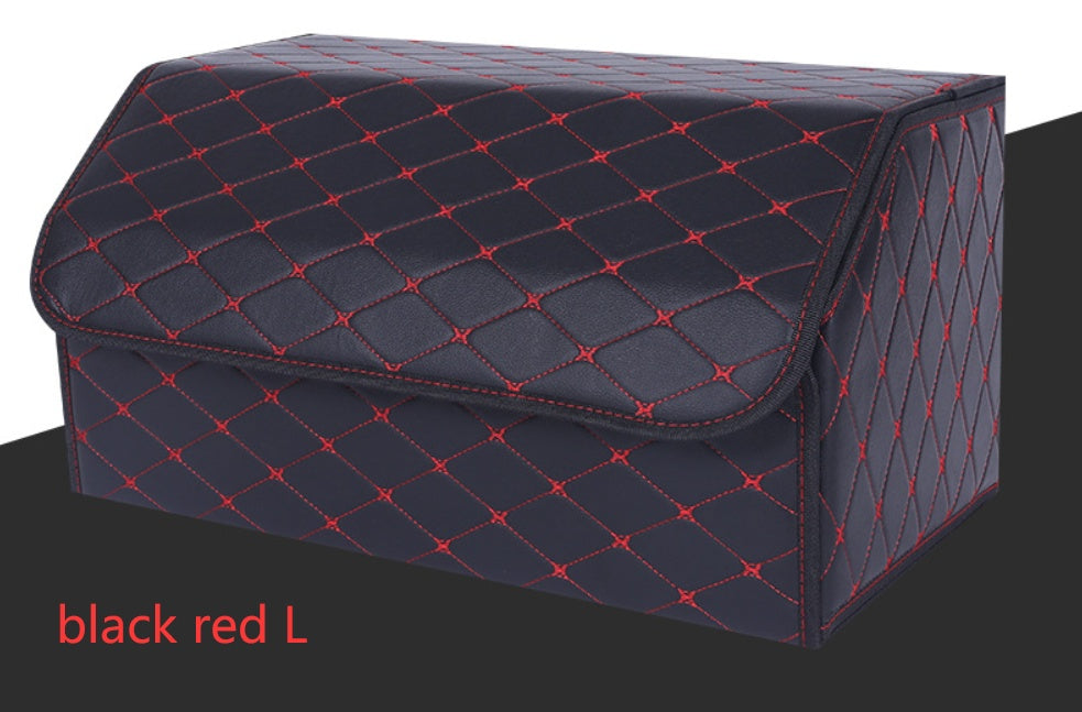 Auto Kofferraum Organizer Box – Faltbare Leder Aufbewahrungsbox für Gepäck