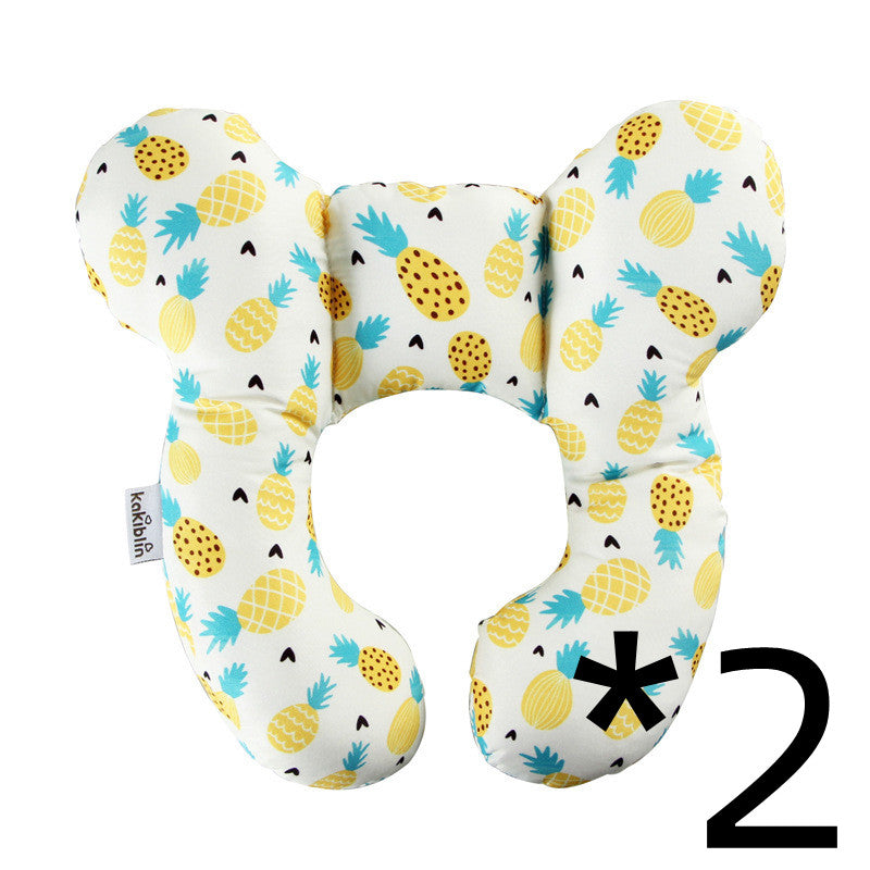 Baby Nackenkissen U-Form – Kopfstütze für Kinderwagen & Autositz (2–3 Jahre)
