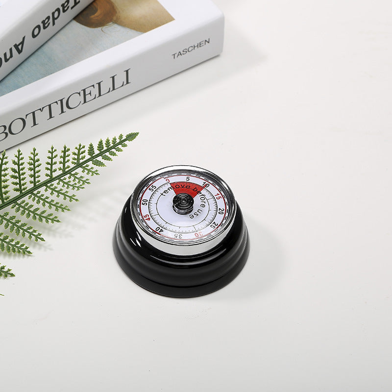 Mechanischer Küchentimer mit Magnet – Edelstahl Countdown Timer (0–55 Min)