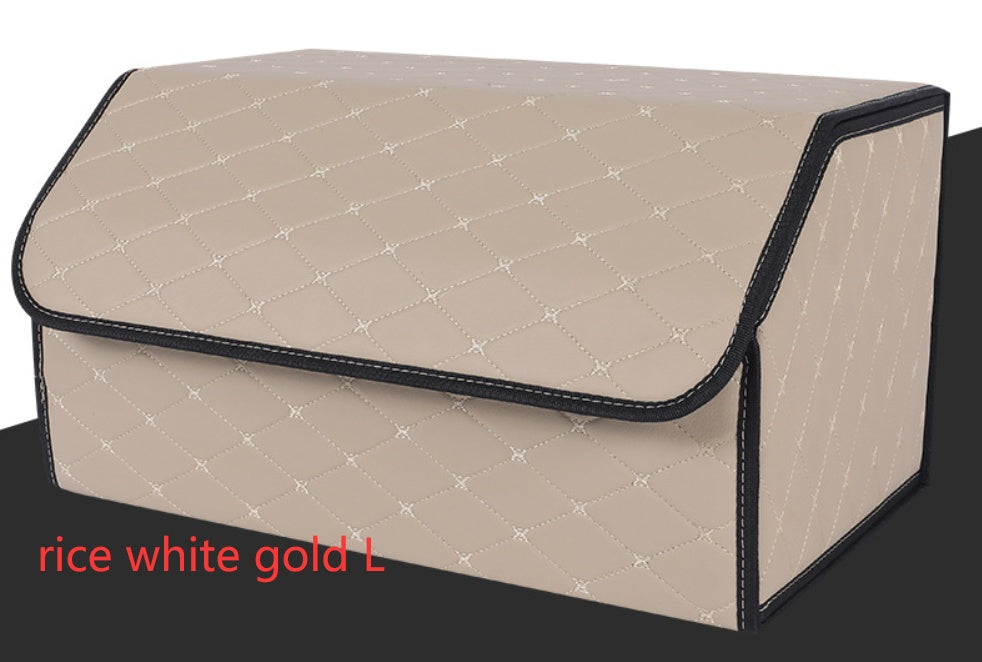 Auto Kofferraum Organizer Box – Faltbare Leder Aufbewahrungsbox für Gepäck