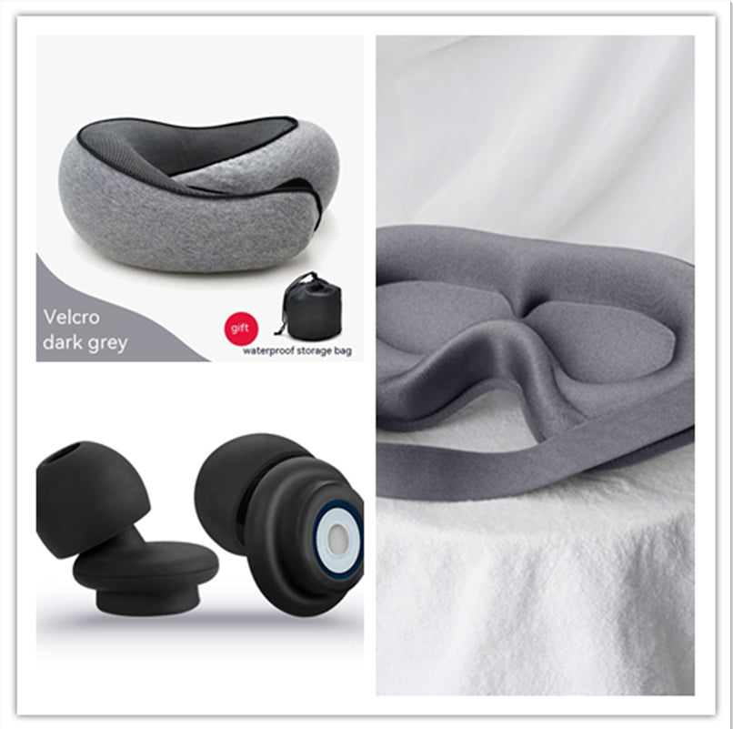 Ergonomisches Nackenkissen – Memory Foam Reisekissen in U-Form