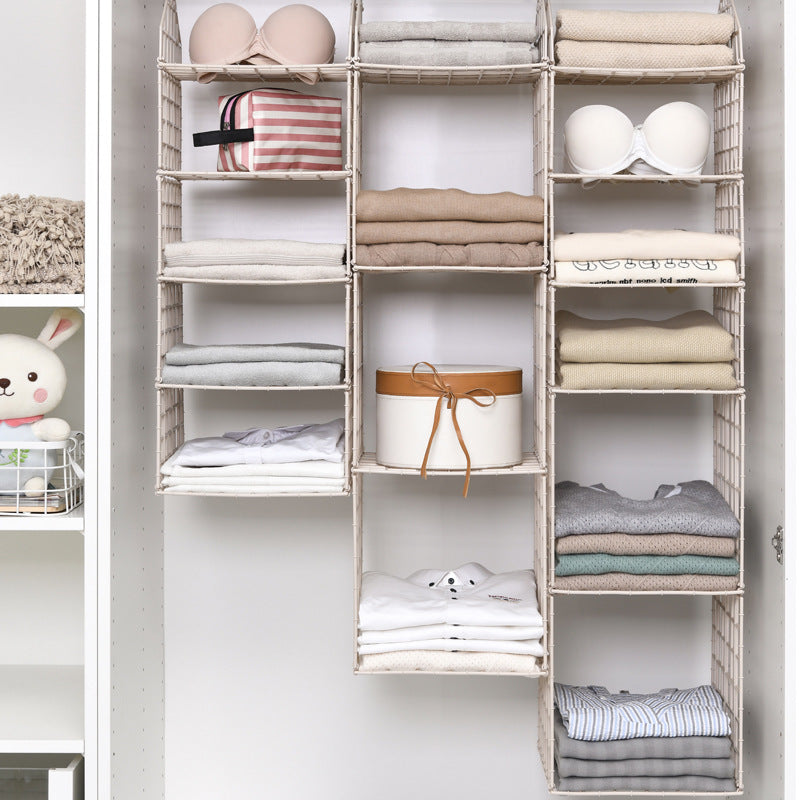 Hängender Kleiderschrank Organizer – Faltbares Aufbewahrungssystem für Kleidung und Accessoires