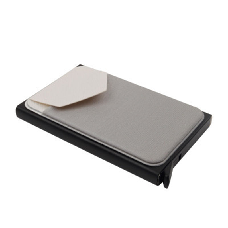 RFID Aluminium Slim Wallet – Kartenhalter mit elastischem Fach