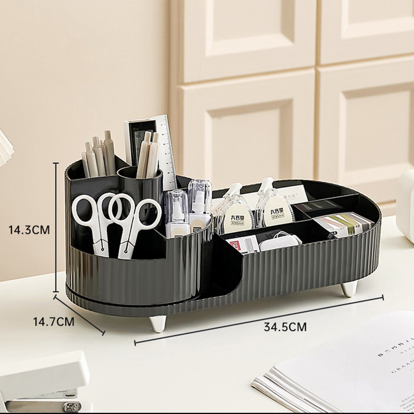 Drehbarer Kosmetik Organizer – 360° Make-up Aufbewahrung mit großer Kapazität
