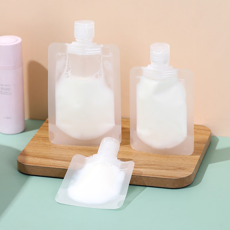 Nachfüllbare Reise-Flaschenbeutel – Transparente Kosmetik- & Shampoo-Behälter (30–100 ml)