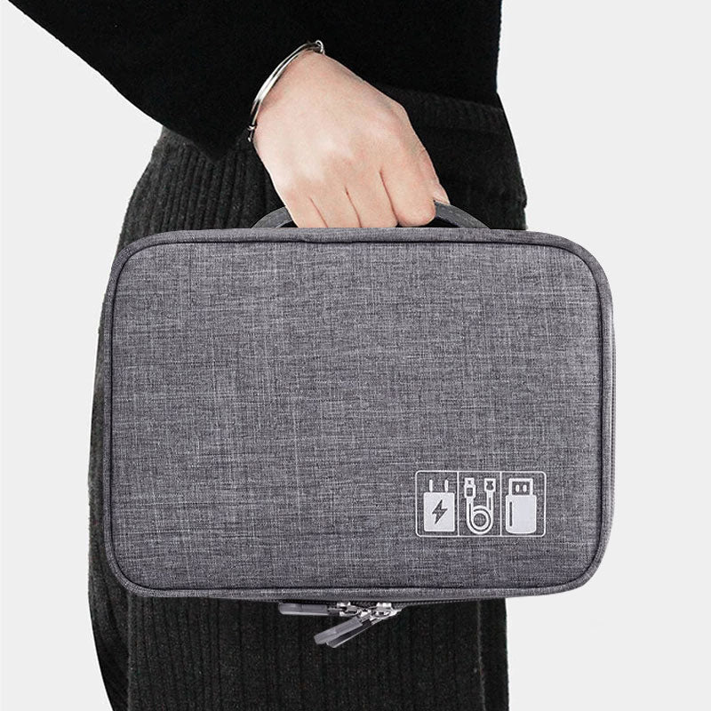 Elektronik Organizer Tasche – Kabel Organizer Reise Case für Zubehör (wasserdicht & multifunktional)