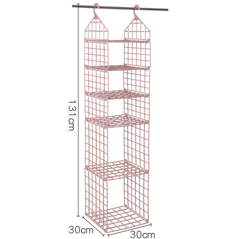 Hängender Kleiderschrank Organizer – Faltbares Aufbewahrungssystem für Kleidung und Accessoires