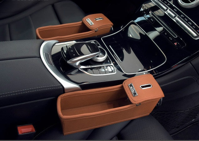 iPocket 2.0 Premium Auto Organizer – Sitzlücken-Füller mit Stauraum & Getränkehalter