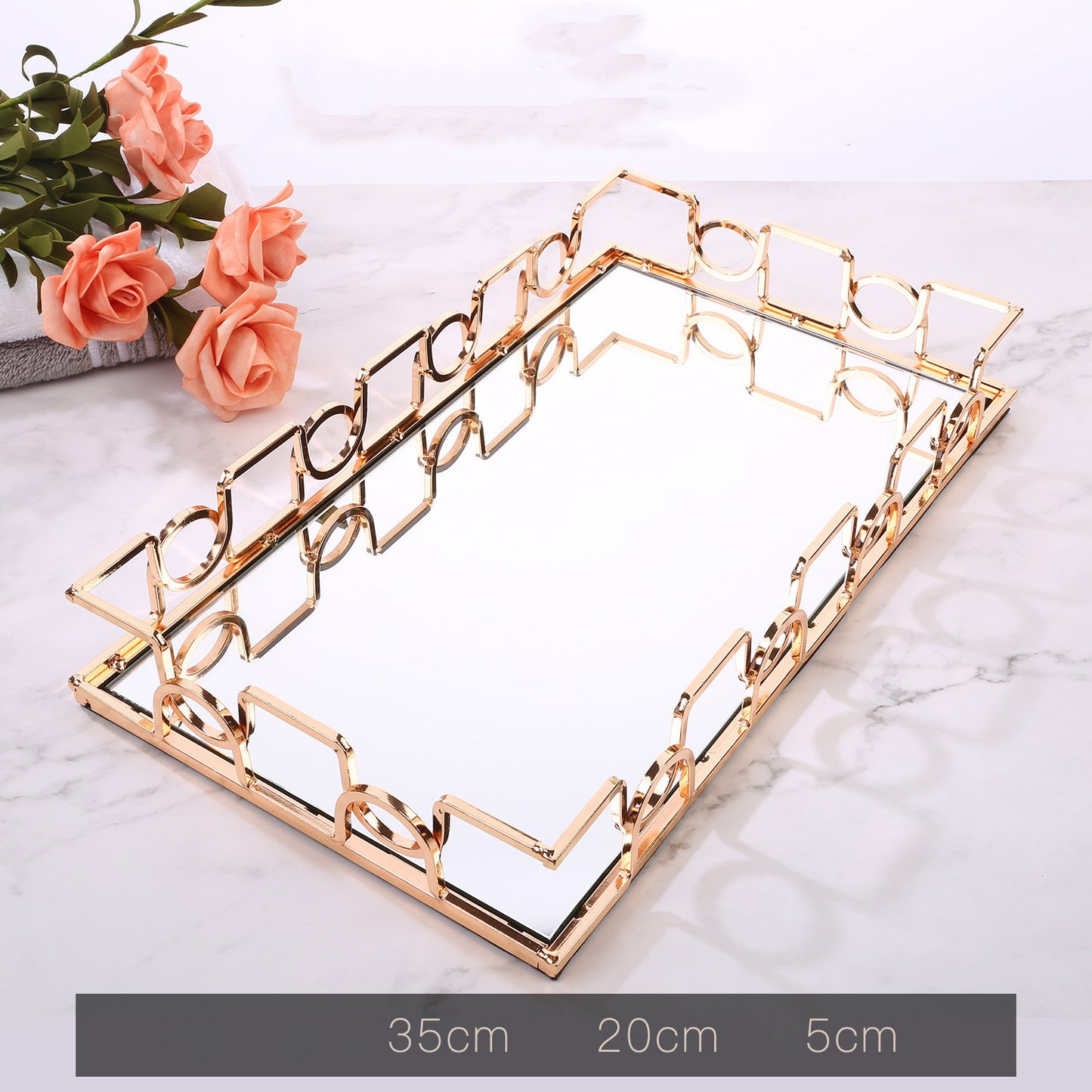 Keramik Badezimmer Set – Zahnbürstenhalter & Accessoires mit Goldrahmen (Luxus Design)