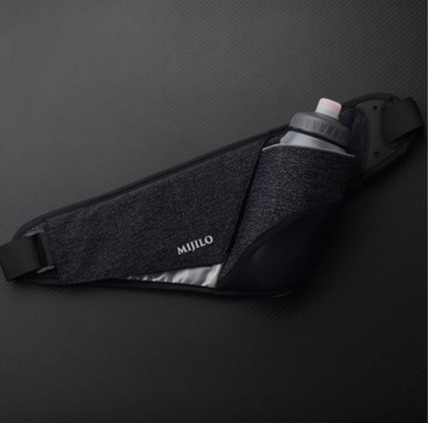 MIJILO Hüfttasche Running Pocket mit Smartphonefach und Flaschenhalter