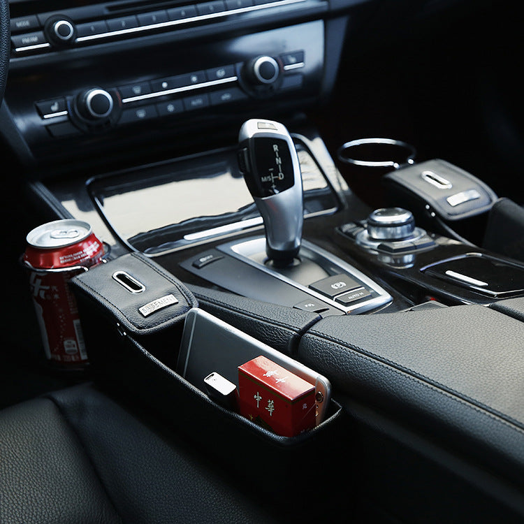 iPocket 2.0 Premium Auto Organizer – Sitzlücken-Füller mit Stauraum & Getränkehalter