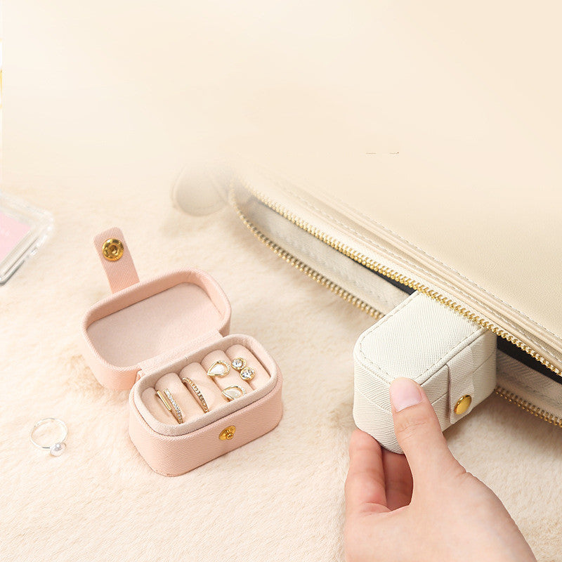 Mini Schmuckbox für Ringe – Tragbare Reise Schmuck Aufbewahrungsbox