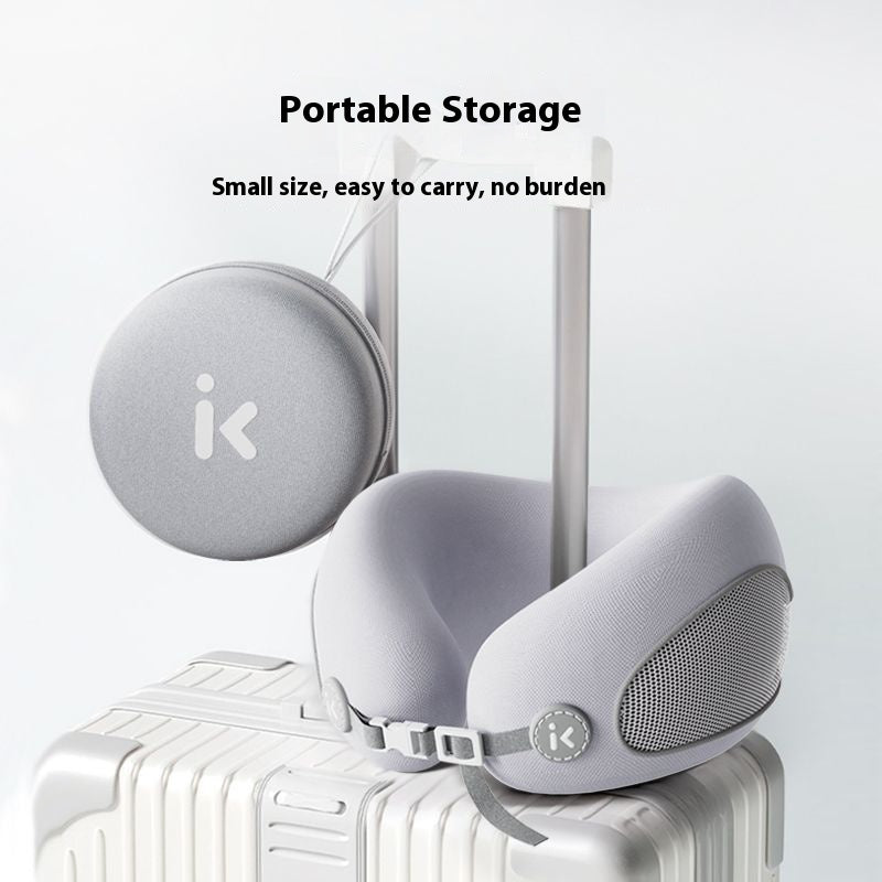 Reise Nackenkissen aus Memory Foam – U-Form mit Aufbewahrungsbox