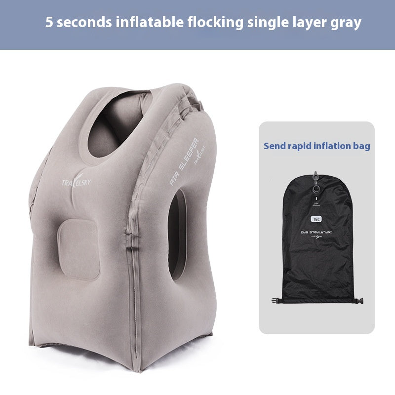 Ergonomisches Reise-Nackenkissen – U-Form Schlafkissen für Flugzeug, Zug & Büro