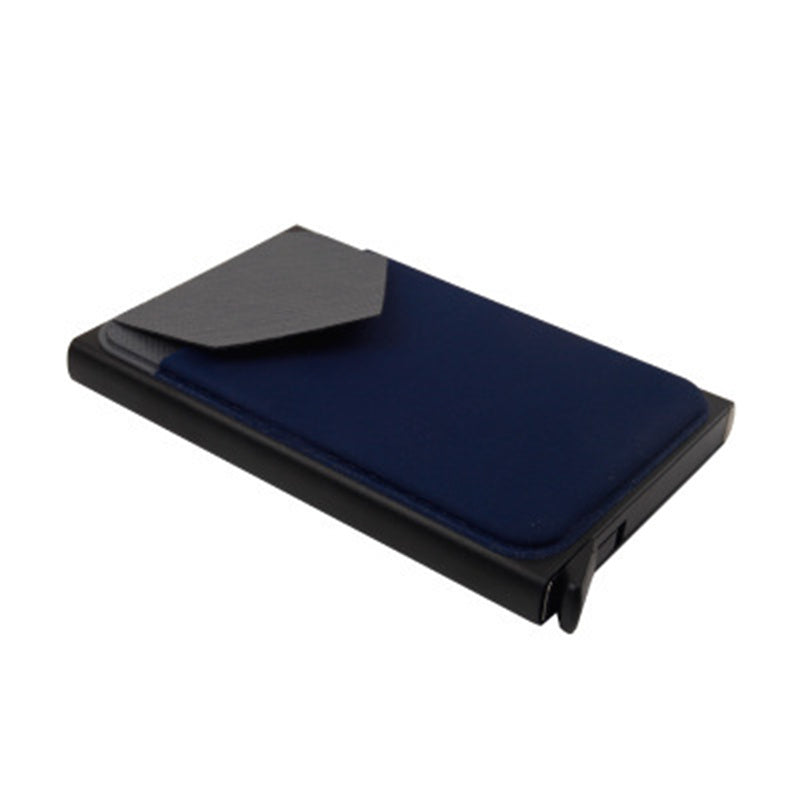 RFID Aluminium Slim Wallet – Kartenhalter mit elastischem Fach