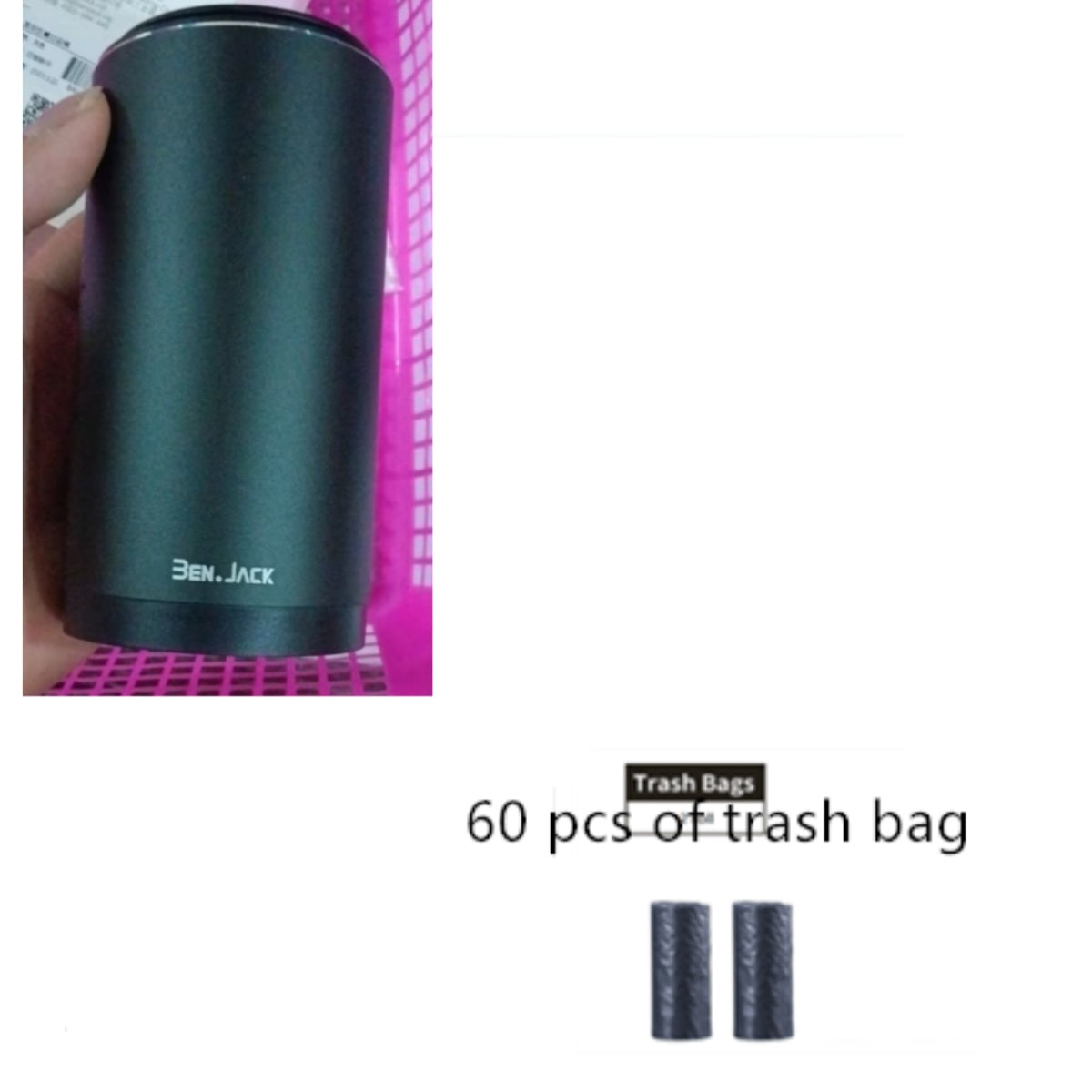 Auto Mini Mülleimer – Kompakter Abfalleimer für Auto & Schreibtisch (500 ml)