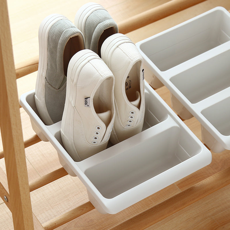 Verstellbarer Schuh Organizer – Platzsparender Schuhhalter mit 2 Ebenen für Schuhregal