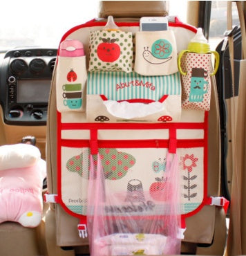 Auto Rücksitz Organizer – Kinder Auto Aufbewahrungstasche mit Fächern